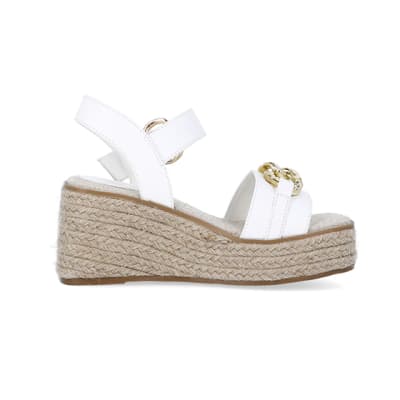 White wedges wide fit hot sale