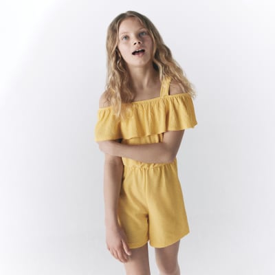 Yellow playsuit river store island