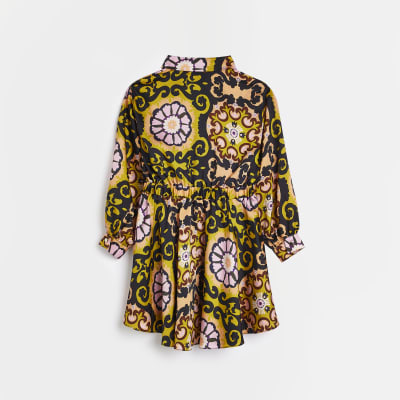 paisley satin shirt