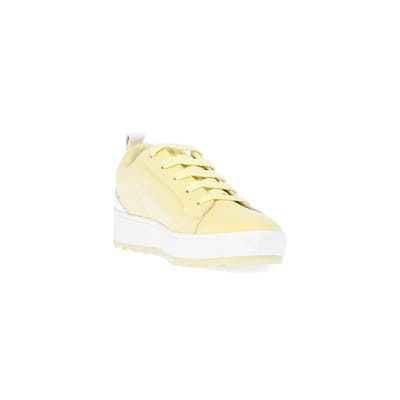 bench yellow trainers