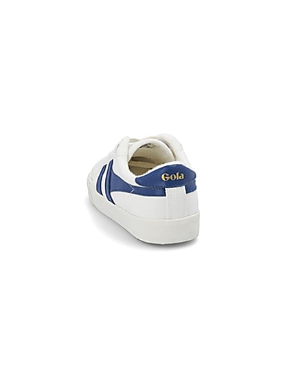 360 degree animation of product Gola Classics blue Tennis Mark Cox trainers frame-8