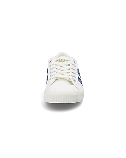 360 degree animation of product Gola Classics blue Tennis Mark Cox trainers frame-21