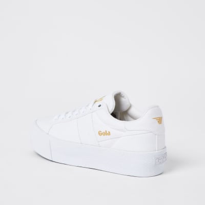Gola classics white vegan trainers