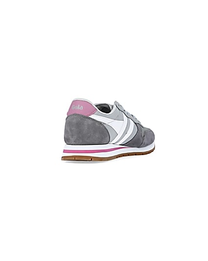 360 degree animation of product Gola grey colour block trainers frame-11