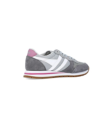 360 degree animation of product Gola grey colour block trainers frame-13