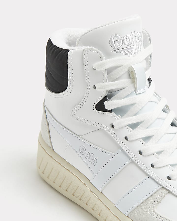 Gola white high top trainers