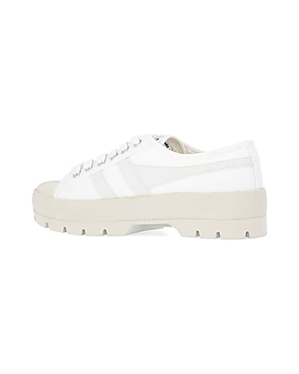 360 degree animation of product Gola white trainers frame-5
