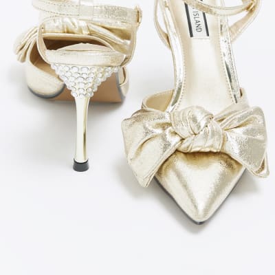 River island hot sale bow shoes