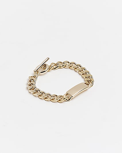 Gold chain bracelet