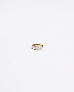 Gold colour bubble ring