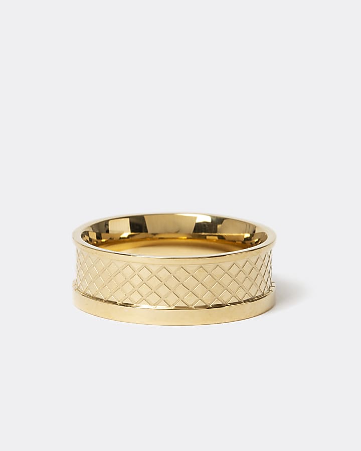 Gold colour celtic swirl ring