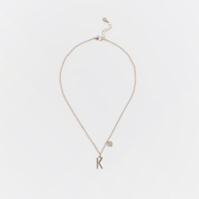 River island deals initial necklace