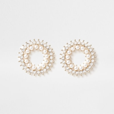 crystal stud earrings