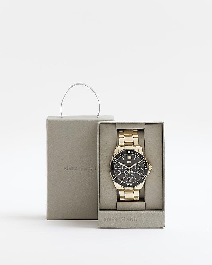 Gold colour RI watch with giftbox