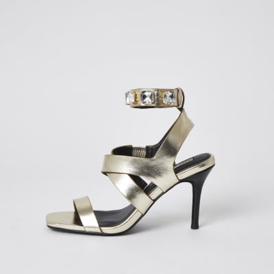 river island embellished sandals