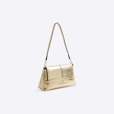 River island gold bag on sale