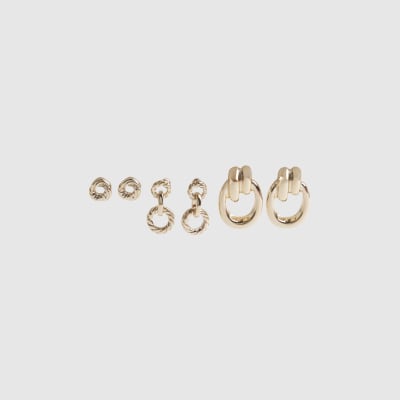 Mini Door Knocker Earrings 3 Pack