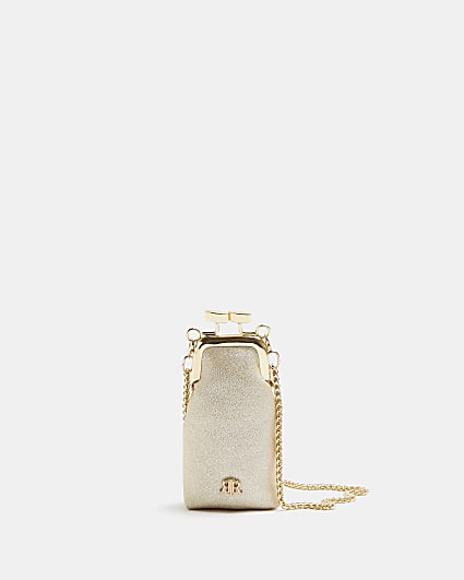 Gold mini purse