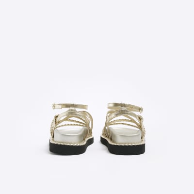 River island rope sandals sale