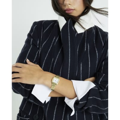 Gold Square Face Watch