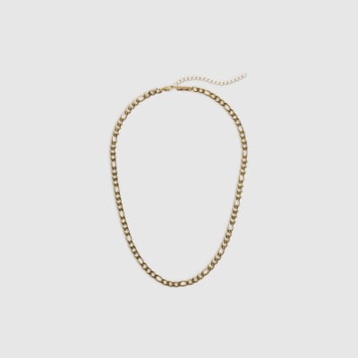 Gold Steel Chain Necklace