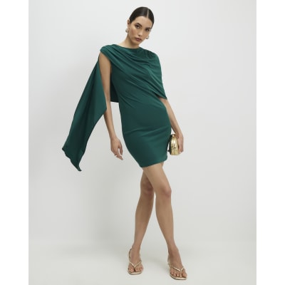 draper james green dress Long-Sleeve Sadie Shift Dress in Evergreen – Draper James