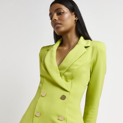 river island lime green blazer