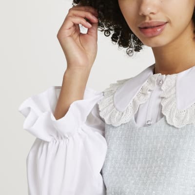 mint green top river island