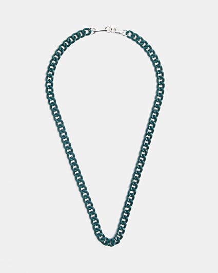 Green chain Necklace