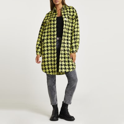green checked overshirt