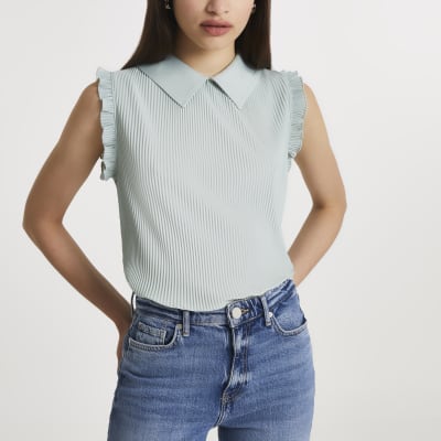 mint green top river island