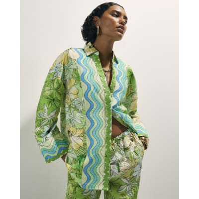 Cotton Tropicana Beach Shirt