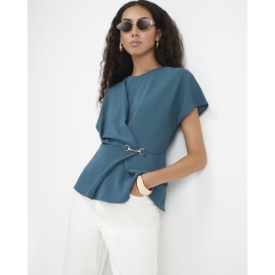 Crepe Snaffle Detail Blouse