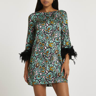 feathered dresses uk
