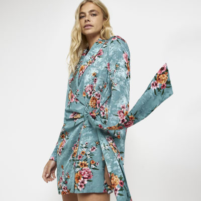 River island store kimono sleeve dress