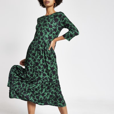 green midi dress uk