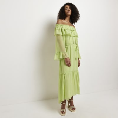 Bardot raven 2024 dress green