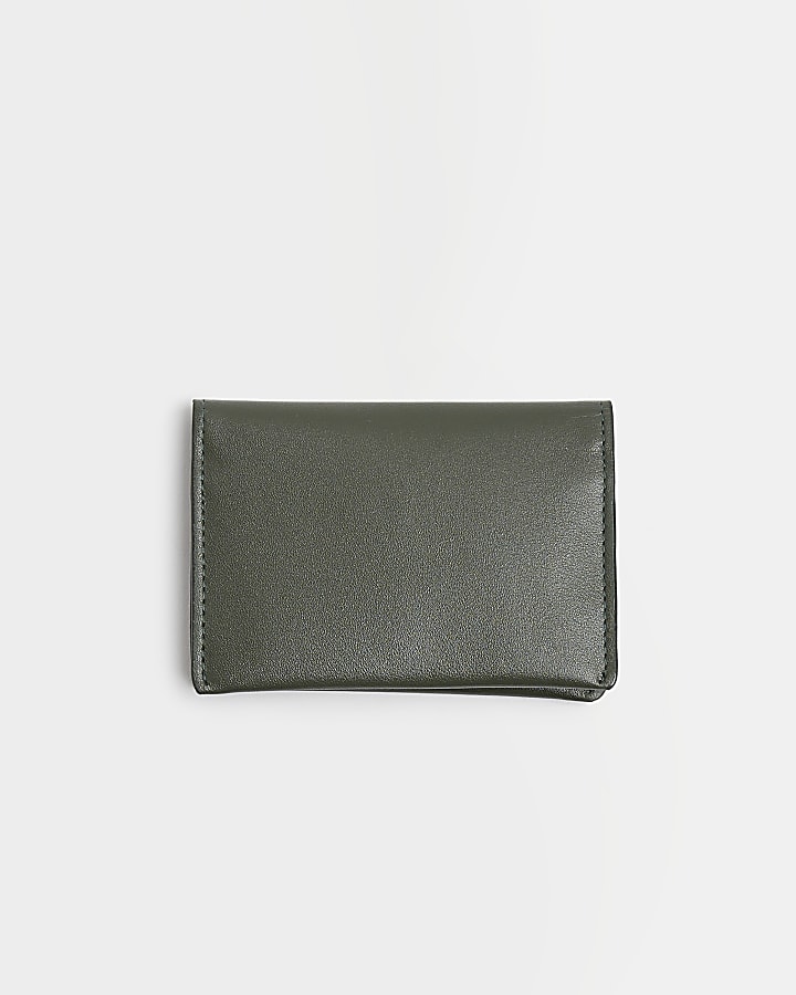 Green Leather Cardholder