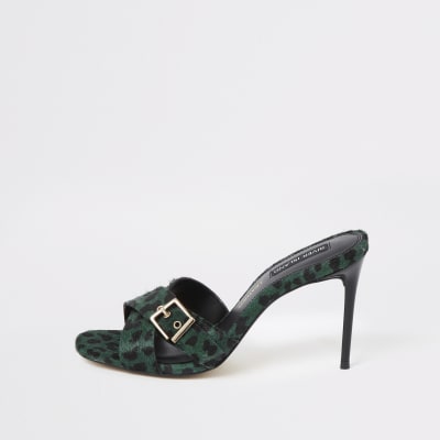 river island green heels