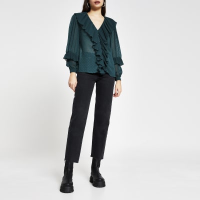 mint green top river island