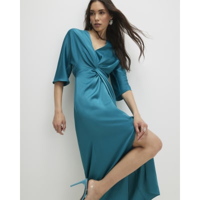 Green Wedding Guest Dresses | Emerald & Dark Green | River Island