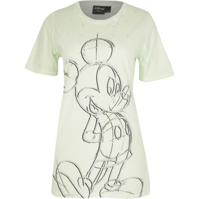 mickey mouse t shirt river island