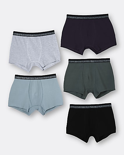 Green multipack River branded boxers