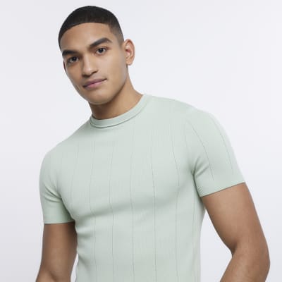 river island muscle fit t shirt