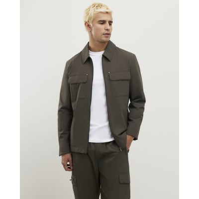Green Muscle Fit Shacket