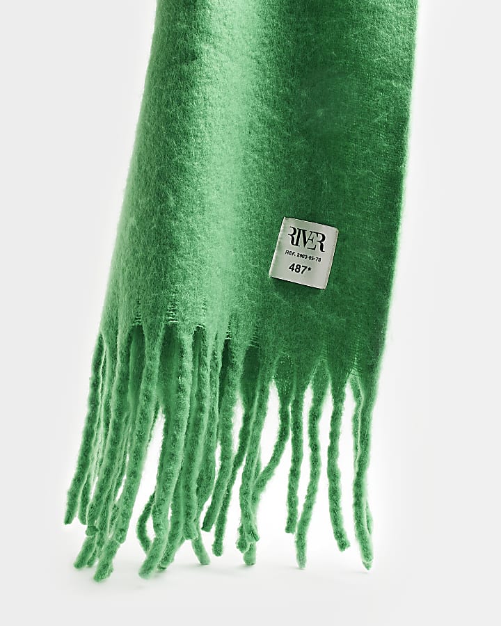 Green Oversized blanket Scarf