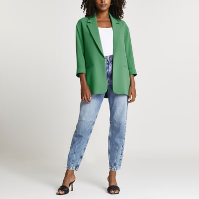 river island green suit womens