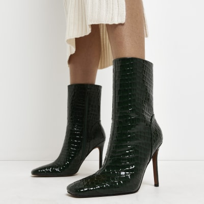 Green boots hot sale river island