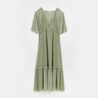 river island spot dress