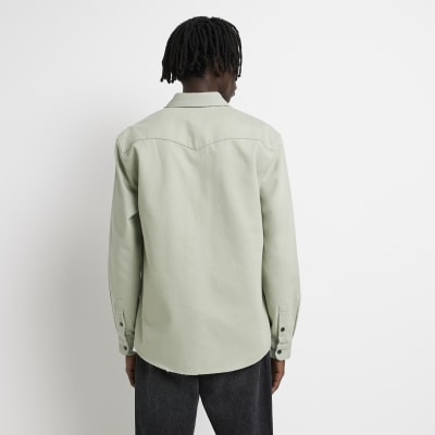 regular fit shacket